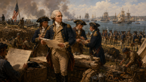 General George Washington in New York, July 1776